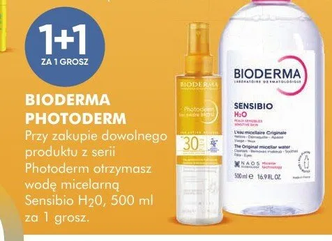 Woda micelarna BIODERMA Sensibio H2O promocja w Super-Pharm