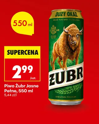 Piwo Żubr promocja w Biedronka