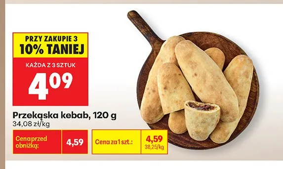 Przekąska kebab promocja w Biedronka