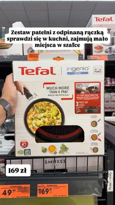 Zestaw patelni Tefal Ingenio Extra promocja w Biedronka