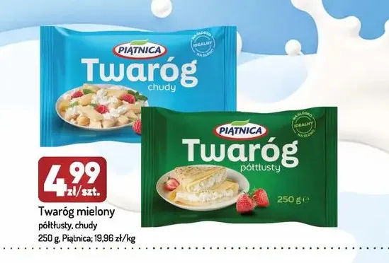 Twaróg mielony półtłusty Piątnica promocja w Avita