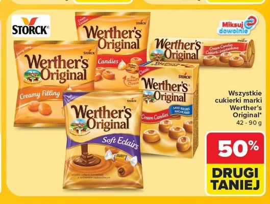 Cukierki Werther's Original Creamy Filling promocja w Carrefour Market