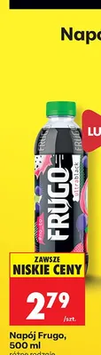 Napój Frugo ultrablack promocja w Biedronka