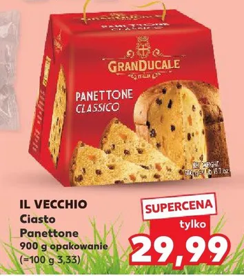 Ciasto panettone promocja w Kaufland