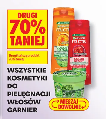 Kosmetyki do pielęgnacji włosów Garnier promocja w Biedronka