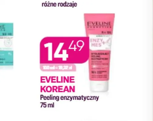 Peeling enzymatyczny Eveline Korean promocja w Drogerie Koliber