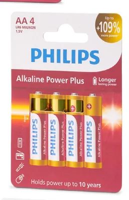 Baterie AA Philips Alkaline Power Plus 4-pak promocja w Action