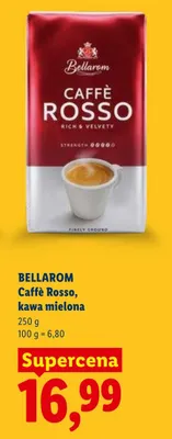 Kawa mielona Bellarom Caffè Rosso promocja w Lidl