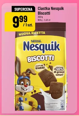 Ciastka Nesquik Biscotti promocja w POLOmarket