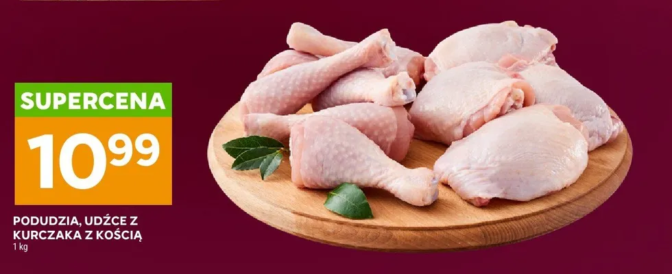 Udźce z kurczaka z kością promocja w Stokrotka
