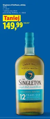 Whisky Singleton of Dufftown promocja w Lidl