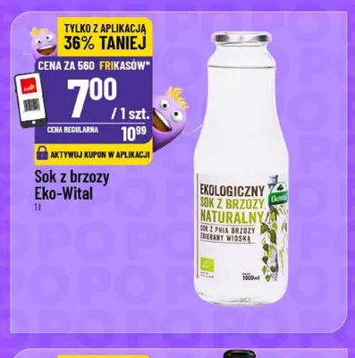 Sok z brzozy Eko-Wital promocja w POLOmarket