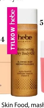 Suchy olejek rozświetlający do ciała Shimmering Dry Body Oil Hebe Cosmetics promocja w Hebe