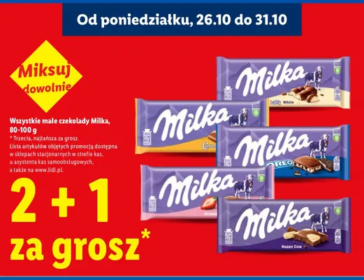 Czekolada Milka Bubbly White promocja w Lidl