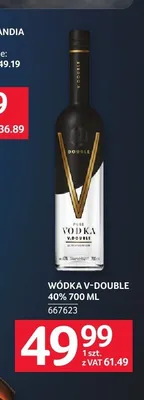 Wódka V-Double 40% promocja w Selgros