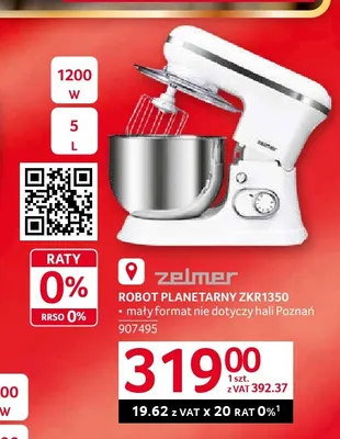 Robot planetarny ZKR1350 Zelmer promocja w Selgros