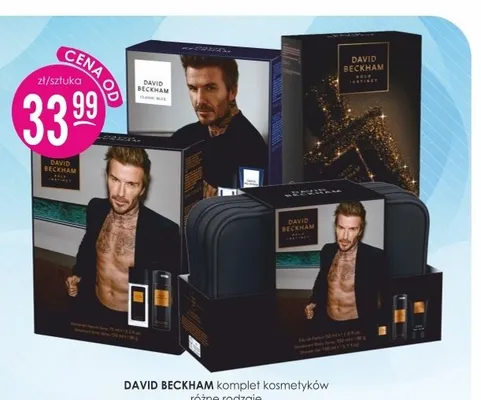 Komplet kosmetyków David Beckham promocja w Drogerie Jasmin