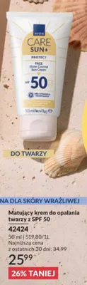 Matujący krem do opalania twarzy z SPF 50 AVON promocja w AVON