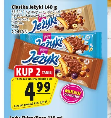 Ciastka Jeżyki Classic promocja w Prim Market