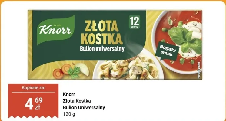 Bulion uniwersalny Złota Kostka Knorr promocja w Dino