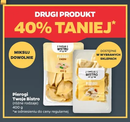 Pierogi Twoje Bistro promocja w Netto