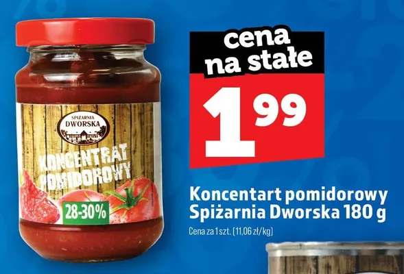 Koncentrat pomidorowy Spiżarnia Dworska 28-30% promocja w TOPAZ
