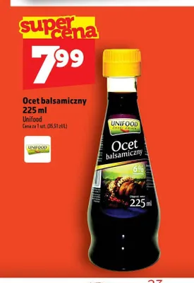 Ocet balsamiczny Unifood promocja w TOPAZ
