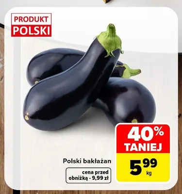 Bakłażan polski promocja w Carrefour