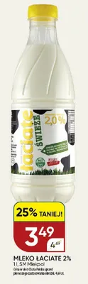 Mleko Łaciate 2% SM Mlekpol promocja w Chata Polska