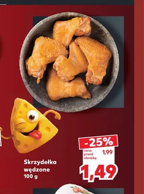 Skrzydełka wędzone promocja w Kaufland