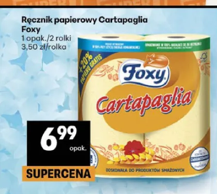 Ręcznik papierowy Foxy Cartapaglia promocja w Delikatesy Centrum
