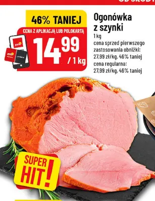 Ogonówka z szynki promocja w POLOmarket
