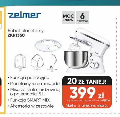Robot planetarny Zelmer ZKR1350 promocja w Max Elektro