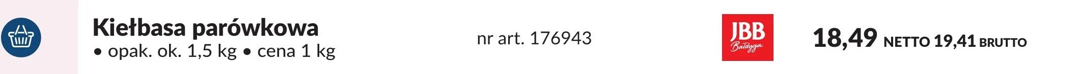 Kiełbasa promocja w Makro