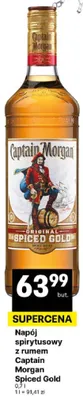 Napój spirytusowy z rumem Captain Morgan Spiced Gold promocja w Delikatesy Centrum
