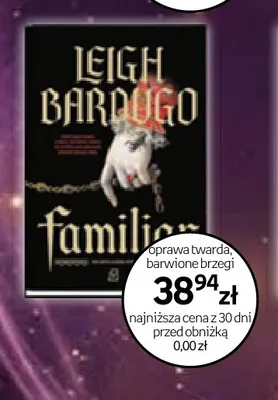 Książka Familia Leigh Bardugo promocja w Empik