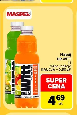 Napój Dr Witt Multiwitamina promocja w Carrefour