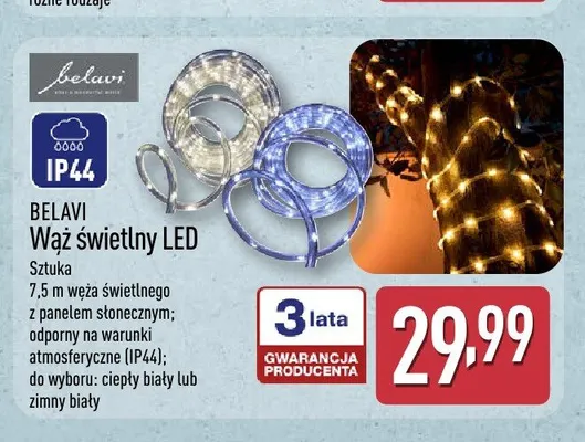 Wąż świetlny LED BELAVI promocja w Aldi