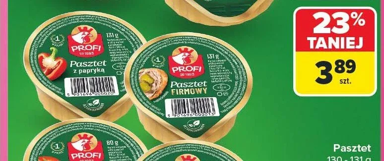 Pasztet z papryką Profi promocja w Carrefour