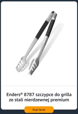 Szczypce do grilla Enders 8787 ze stali nierdzewnej premium promocja w Amazon