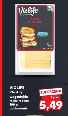 Plastry wegańskie Violife promocja w Kaufland