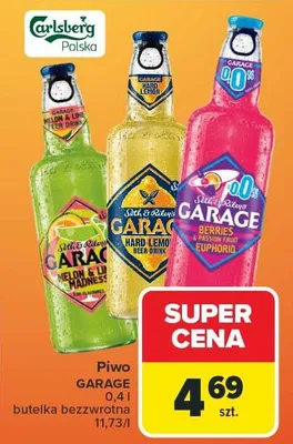 Piwo Garage Melon & Lime Madness butelka bezzwrotna promocja w Carrefour