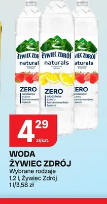 Woda smakowa Żywiec Zdrój limonka promocja w Chorten