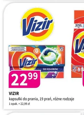 Kapsułki do prania Vizir promocja w Drogerie Polskie