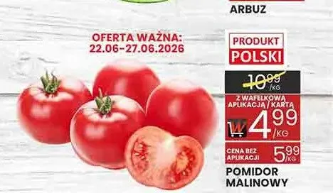 Pomidor malinowy promocja w Wafelek