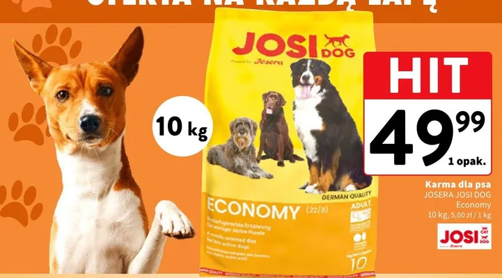 Karma dla psa Economy promocja w Intermarche