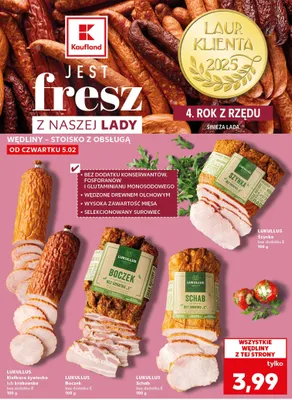 Boczek bez dodatku E promocja w Kaufland