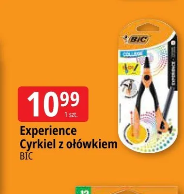 Cyrkiel z ołówkiem BIC Experience promocja w Leclerc