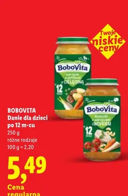 Danie dla dzieci BoboVita po 12 m-cu promocja w Lidl
