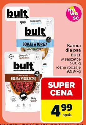 Karma dla psa w saszetce różne rodzaje promocja w Carrefour Market